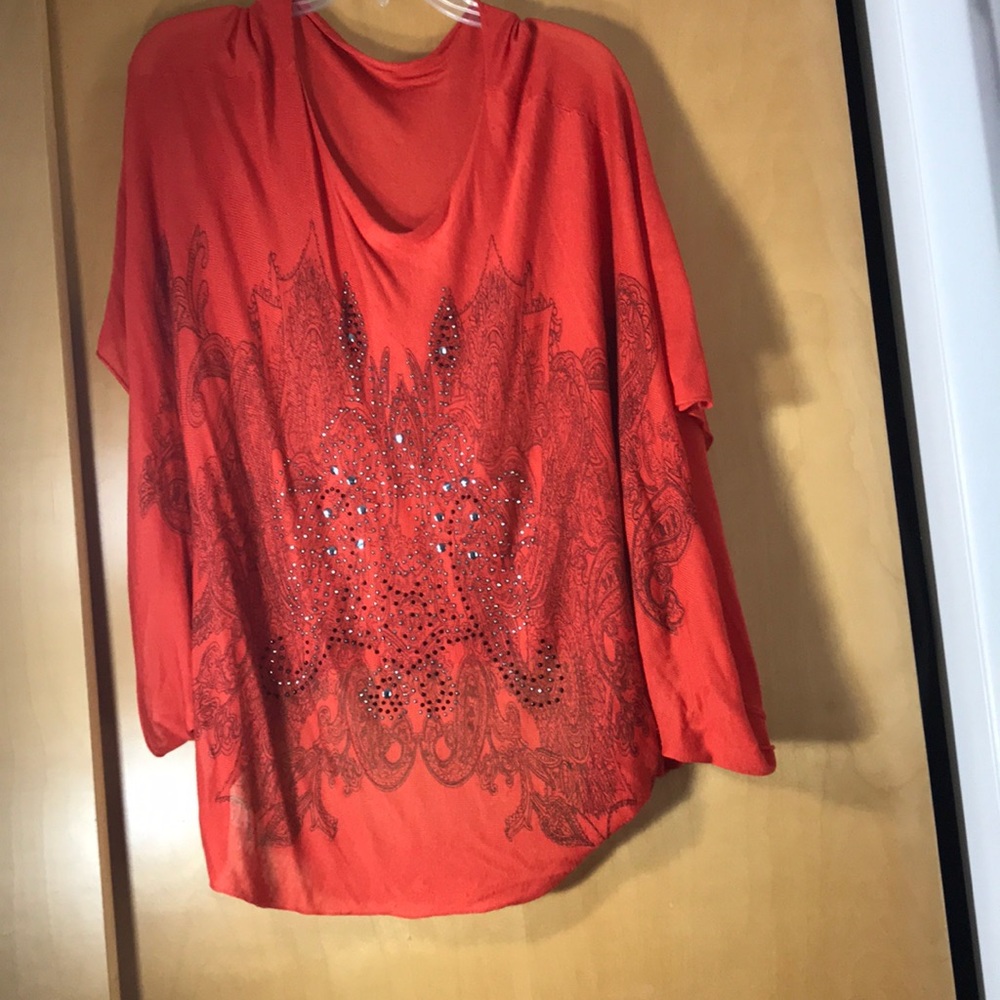 Orange lightweight sweater